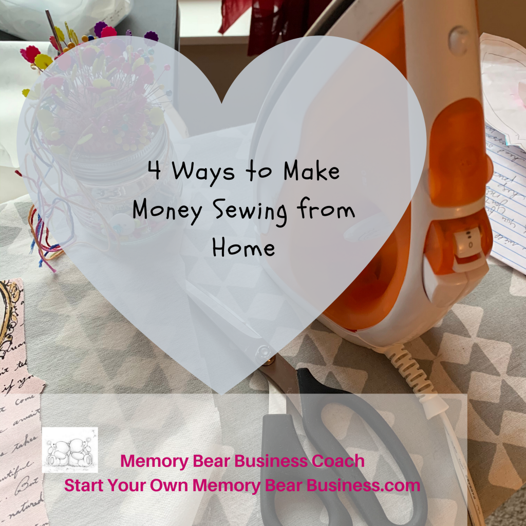 4 ways to make money from home sewing